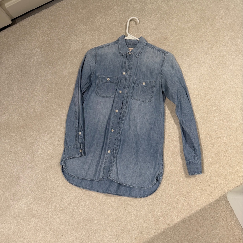 Madewell Blue Button Down Shirt